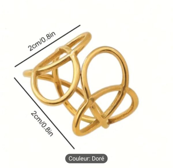 481278771_122138652998518320_1181077456237450364_n Bague ajustable, design floral creux chic en acier inoxydable