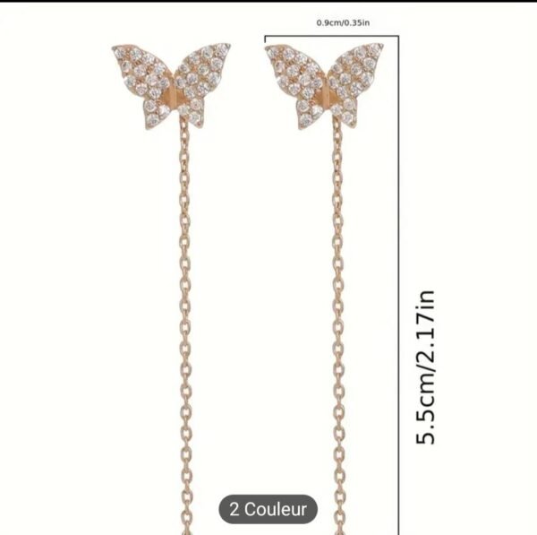 481468830_122139500324518320_8482696383204511699_n Boucles d'oreilles Papillon et Zirconia scintillant.