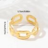 482134883_122139951362518320_455333037168675442_n Bague réglable en forme de chaîne Doré ou Argent en Acier inoxydable