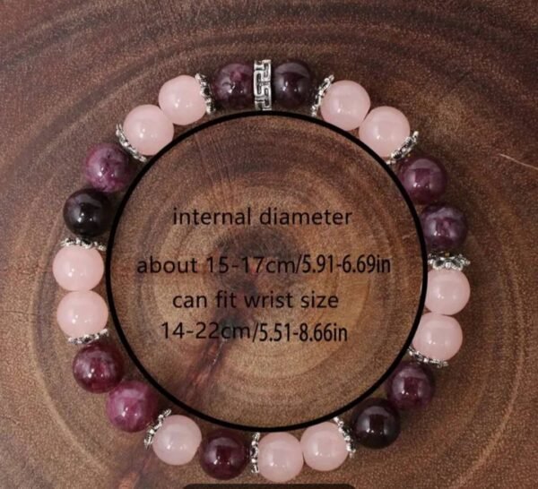 483713778_122140375922518320_7808319259738963299_n Bracelet en pierre naturelle de grenat et quartz rose