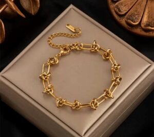 Bracelet chaîne boule en acier inoxydable