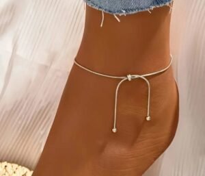 Bracelet de cheville en acier inoxydable ajustable
