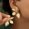 Boucles d'Oreilles à Clous Motif Floral