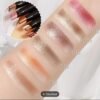 Bâton d'ombre à paupière bi-couleur pailleté métallisé 2 en 1