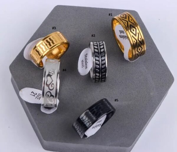 491977349_122147619860518320_162821024968934732_n Bague Fantaisie pour Homme en Acier inoxydable (modèle au choix)