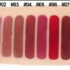 Rouge à lèvres liquide mat étanche