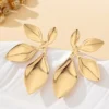 Boucles d'Oreilles à Clous Motif Floral