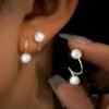 Boucles d'Oreilles Spirales en Argent 925 Motif Balle d'Eau Shambhala