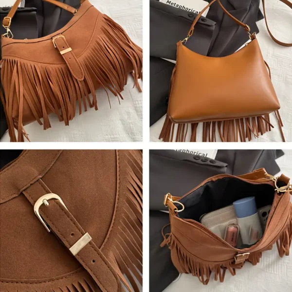 Sac à bandoulière Vintage Franges