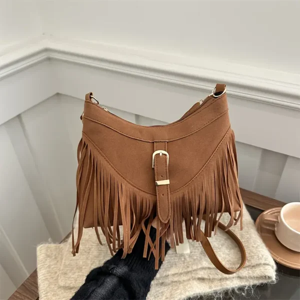 Sac à bandoulière Vintage Franges