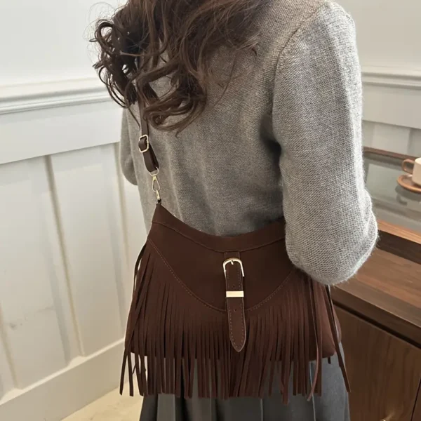 Sac à bandoulière Vintage Franges