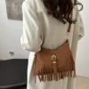 Sac à bandoulière Vintage Franges
