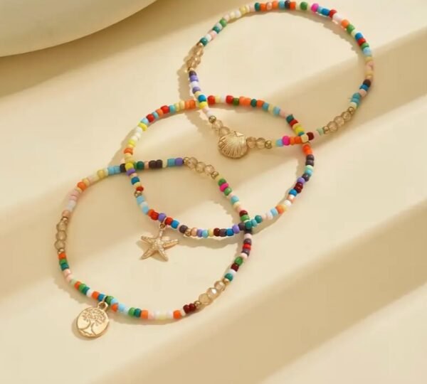 Bracelet Bohème Étoile de Mer Dorée