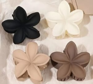 Pinces à Cheveux mat design fleurs