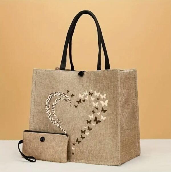 Capture d’écran 2025-09-17 125340 Ensemble sac fourre-tout et portefeuille motif léopard papillon