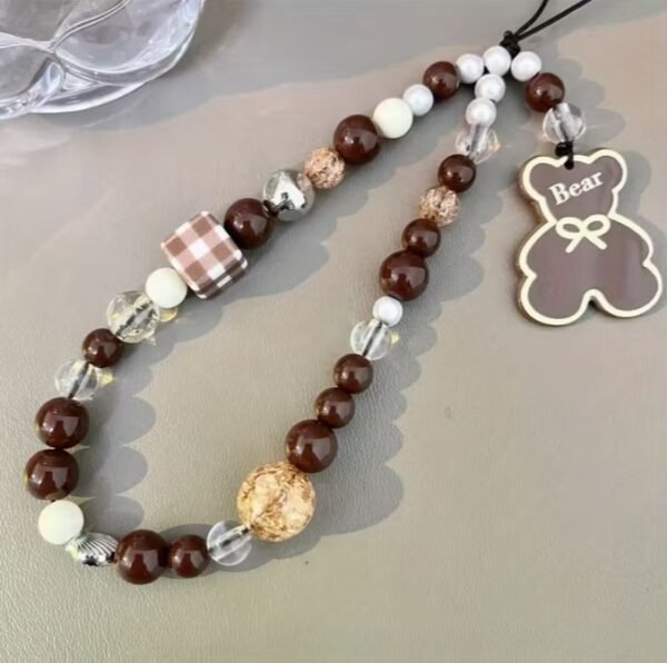 Capture d’écran 2025-09-23 160634 Chaîne de Téléphone à Perles Motif Ours Brun