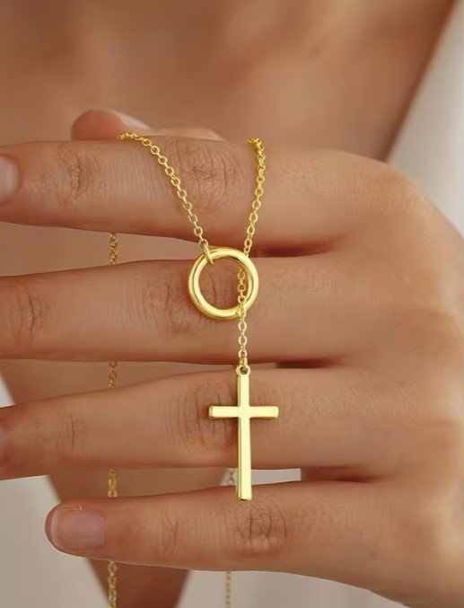 Capture d’écran 2025-11-20 163622 Pendentif Croix Double Couche En Acier Inoxydable