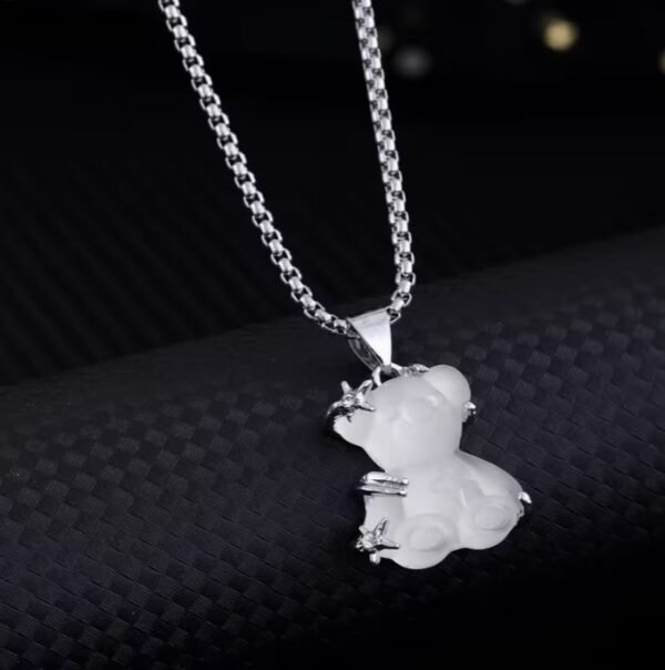 Capture d’écran 2025-12-29 190502 Collier avec pendentif ours en acier inoxydable