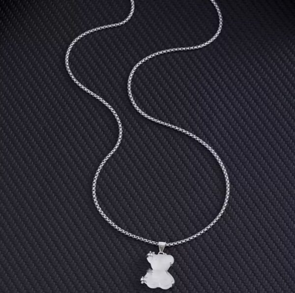 Capture d’écran 2025-12-29 190528 Collier avec pendentif ours en acier inoxydable