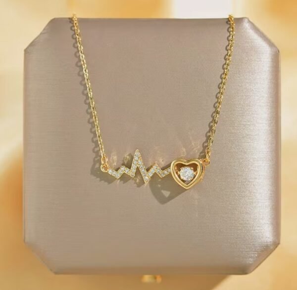 Collier avec Pendentif Cœur Acier Inoxydable