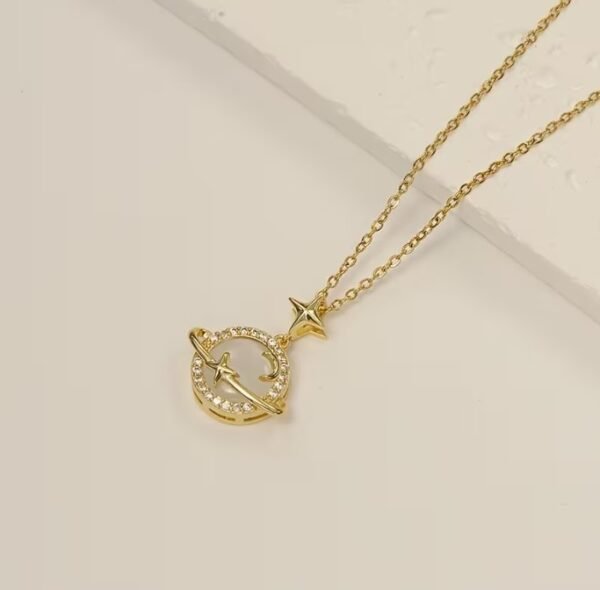 Capture d’écran 2026-01-14 124809 Collier Pendentif Étoile, Lune et Planète en Acier Inoxydable