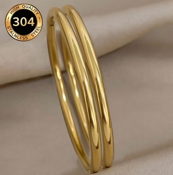 Bracelet Créoles Doré en Acier Inoxydable (Diam. 65MM)