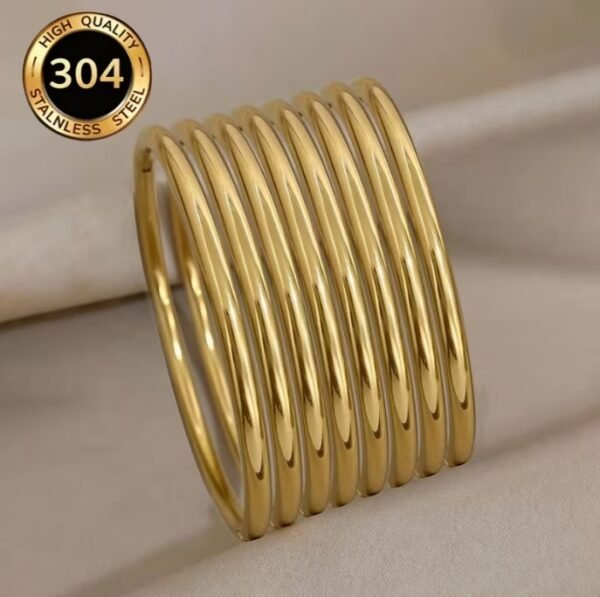 Bracelet Créoles Doré en Acier Inoxydable (Diam. 65MM)