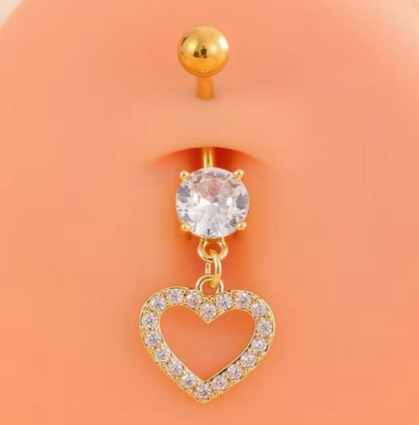Bijoux De Nombril Pierres de Zircone Synthétiques – Acier Inoxydable (Modèle au choix)