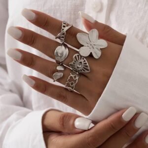 Capture d’écran 2026-02-21 104042 Bagues Formes Géométriques à Motifs en Acier Inoxydable (Modèle au choix)