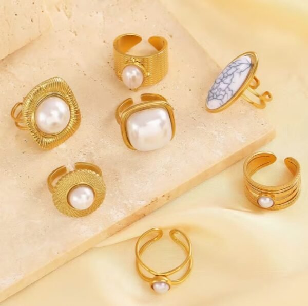 Bague Ajustable en Acier Inoxydable (Modèle au choix)