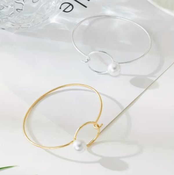 Bracelet Minimaliste Fausses Perles Bohème en Acier Inoxydable (Modèle au choix)