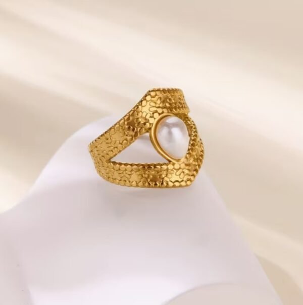 Bague Double Ouverte en Acier Inoxydable