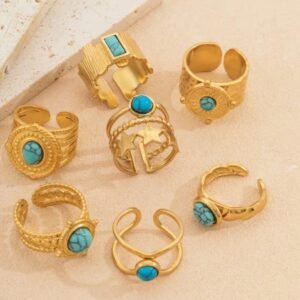 Bague Bohème en Acier Inoxydable (Modèle au choix)