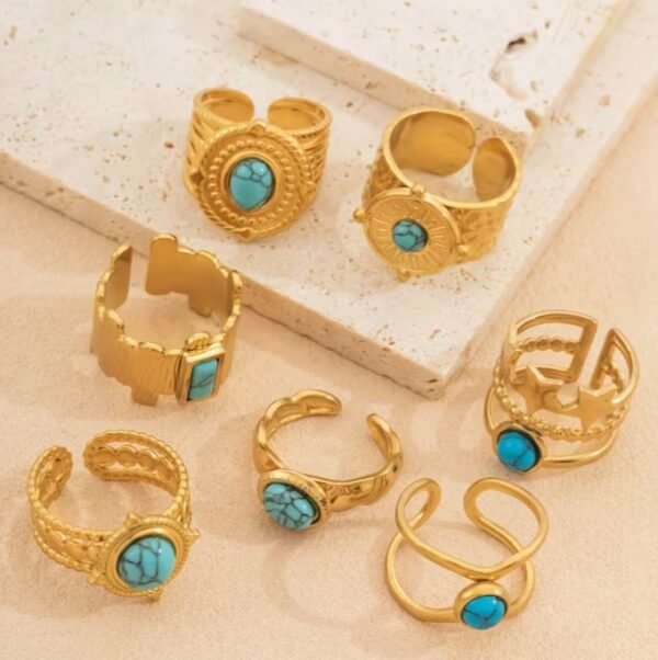 Bague Bohème en Acier Inoxydable (Modèle au choix)