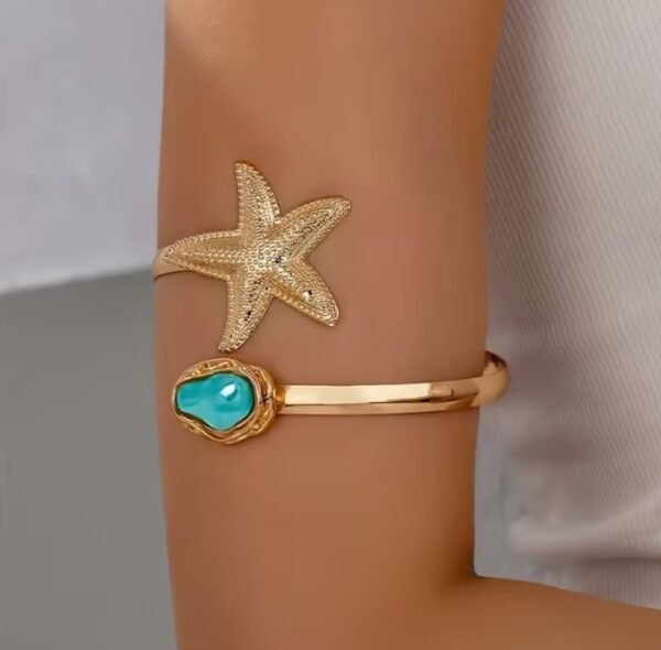 Bracelet Baroque Bleu Élégant