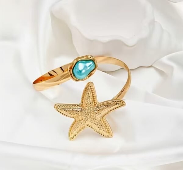 Bracelet Baroque Bleu Élégant