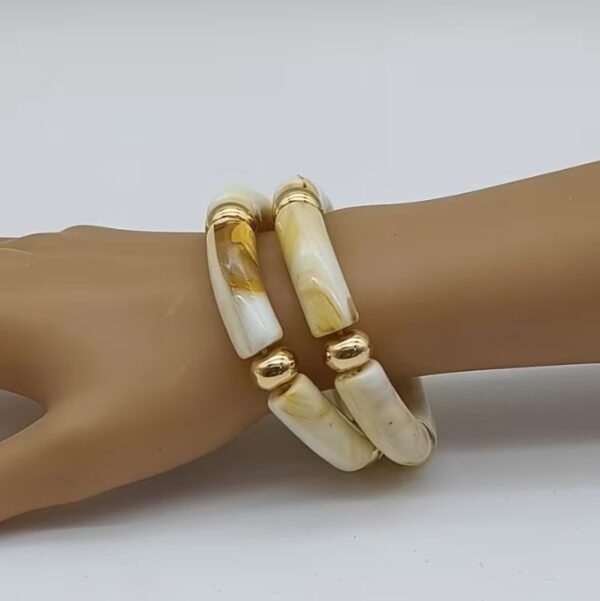 Bracelets Jonc Incurvés Style Géométrique Vintage Bohème (Modèle au choix)