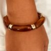 Bracelet Élastique Élégant en Résine Perlée (Modèle au choix)