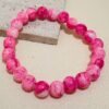 Bracelet Élastique en Pierre Rose