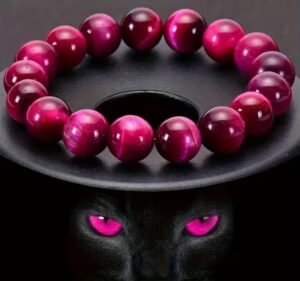 Bracelet de Perles Œil de Tigre 8 mm/10 mm (Modèle au choix)